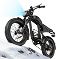 thumbnail image 1 of Electric Bike for Adults, 750W Motor, 20"x4" Fat Tire E Bike, 48V/20AH UL2849, 1 of 8