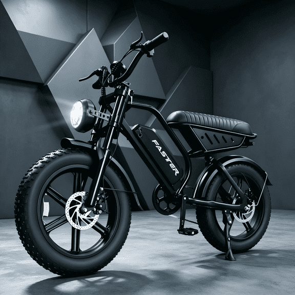 Electric Bike for Adults 1500W, Fat Tire Ebike, 28MPH 40-60 Miles,15.6AH 7 Speed 2 Ways Start NFC or Password UL2849 Black