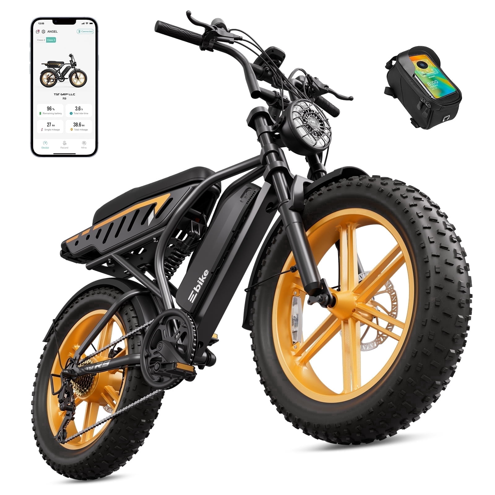 Flow Electric E-BIKE 20×4.0 極太タイヤ Electric-Bike-for-Adults-20-x4