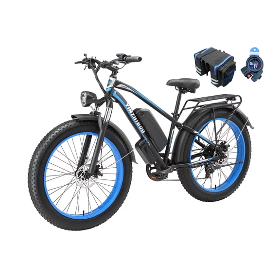 Electric Bike for Adults ,2000W Peak Motor, Off-Road E-Mountain Bike,32 MPH Max Speed 26"x4.0" Fat Tire E Bike,48V 17.5Ah Battery,UL2849