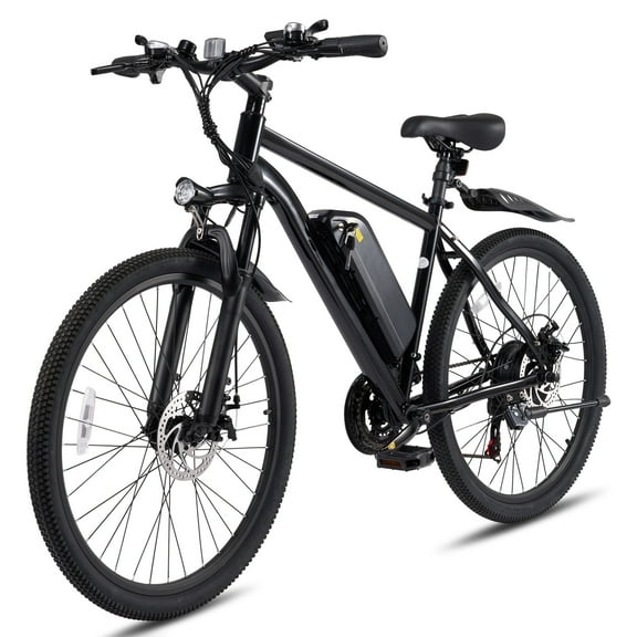 Gasky Electric Bike for Adults 26",350W Electric Mountain Bike with peak 20MPH Brushless Motor, Removable Battery & Front Fork Suspension,48V 20AH UL2849