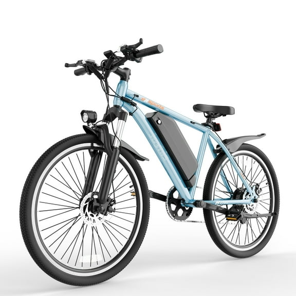 Electric Bike for Adults, 26'' Up to 50 Miles 22MPH Electric Mountain Bike with 48V Removable Battery UL2849 (Blue)