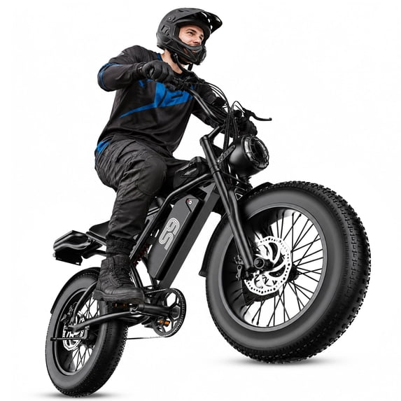 Electric Bike for Adults, 48V Battery Fat Tire E-Bike with Rear Seat ...
