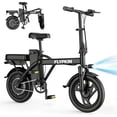 thumbnail image 1 of Electric Bike for Adults, 500W Motor, 20 MPH Max Speed Folding Ebike, 14" Electric Bicycles, Max 30 Miles Range (Pedal Assist Mode), Mini E Bikes, 1 of 9