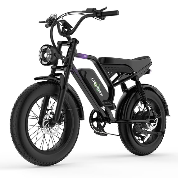Electric Bike for Adults, 749W Motor, 48V 20Ah Battery, 27MPH, Age Range 18+ Years, 20" Fat Tire, UL2849