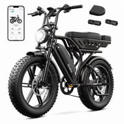 TST Electric Bike for Adults, 750W Motor, 20"x4" Fat Tire E Bicycle, E Mountain Bike, 48V/15AH, Tested to UL2849 Standard by SGS