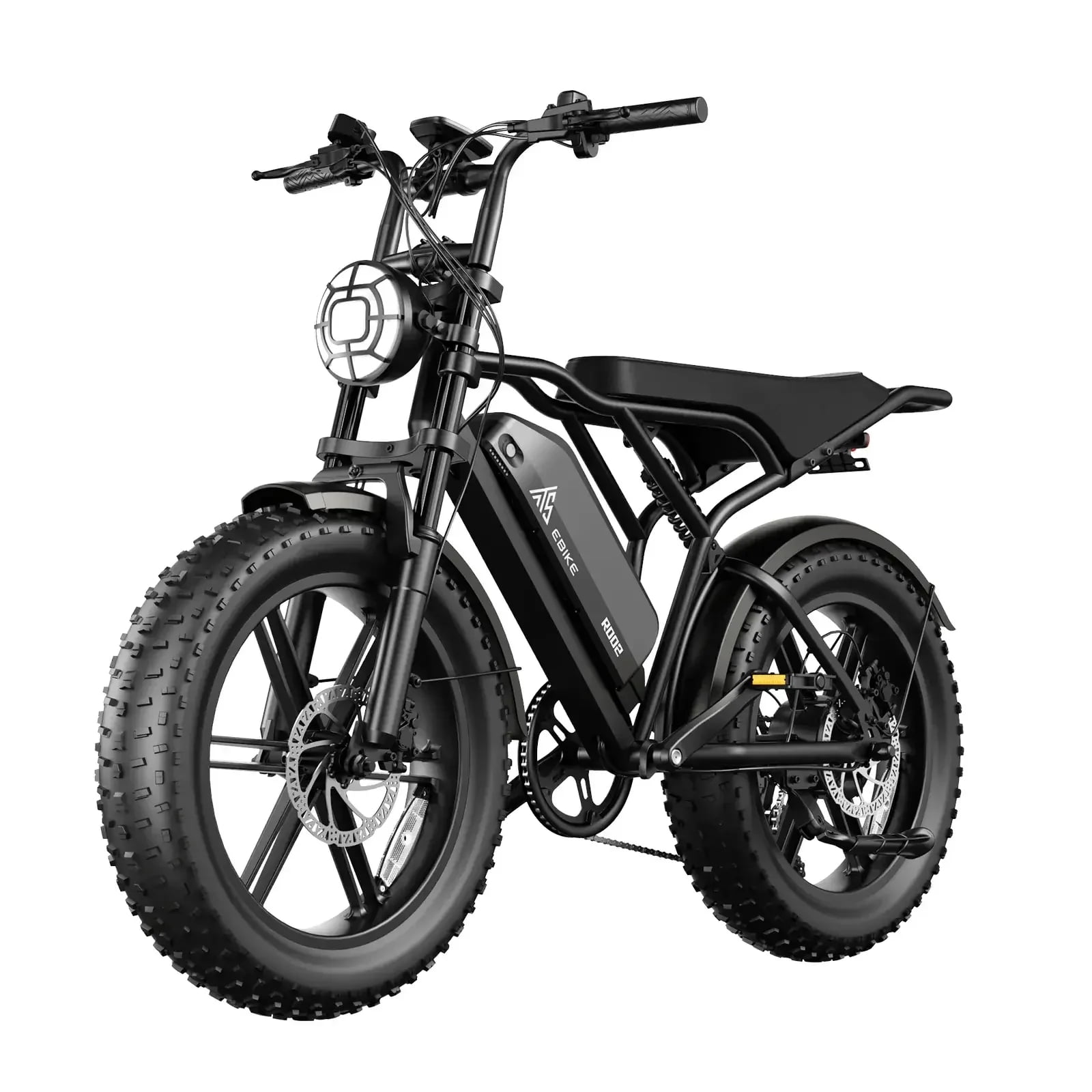 Electric Bike for Adults, 750W Peak 1500W Motor, 20"x4" Fat Tire E Bicycle, Hydraulic Disc Brakes, E Mountain Bike, 48V/15AH UL2849, App Control