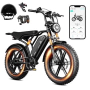 TST Electric Bike for Adults, 750W Peak 1500W Motor, 20x4 Fat Tire, E Mountain Bike, 48V/25AH UL2849
