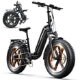 thumbnail image 1 of Electric Bike for Adults (Age 18+), 20"x4.0 Fat Tire E-Mountain Bike, 749W Motor, 48V 15Ah Battery, 27.9 MPH, 60 Miles Range, UL2849, 1 of 6