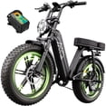 thumbnail image 1 of Electric Bike for Adults (Age 18+),749W Motor, 48V 15Ah Battery, 20"x4.0 Fat Tire E-Mountain Bike, 27.9 MPH, 60 Miles Range, UL2849, 1 of 8