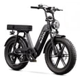 thumbnail image 1 of Electric Bike for Adults (Age 18+),749W Motor, 48V 15Ah Battery, 20"x4.0 Fat Tire E-Mountain Bike, 27.9 MPH, 60 Miles Range, UL2849, 1 of 8