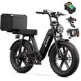 thumbnail image 1 of Electric Bike for Adults (Age 18+),749W Motor, 48V 15Ah Battery, 20"x4.0 Fat Tire E-Mountain Bike, 27.9 MPH, 60 Miles Range, UL2849, 1 of 8