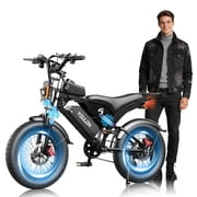 Electric Bike for Adults, PEAK 1500W, 20 Fat Tire, 48V 20Ah 30MPH Off-Road Ebike, Full Suspension E-Mountain Bike UL2849
