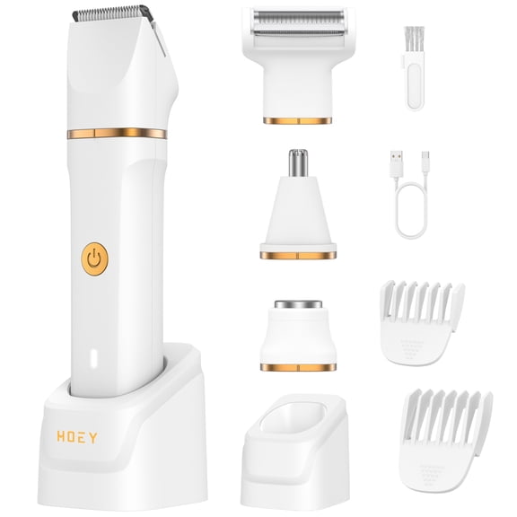 Obacre Body & Bikini Hair Trimmer Waterproof Women's Grooming Kit with Facial Trimming Head