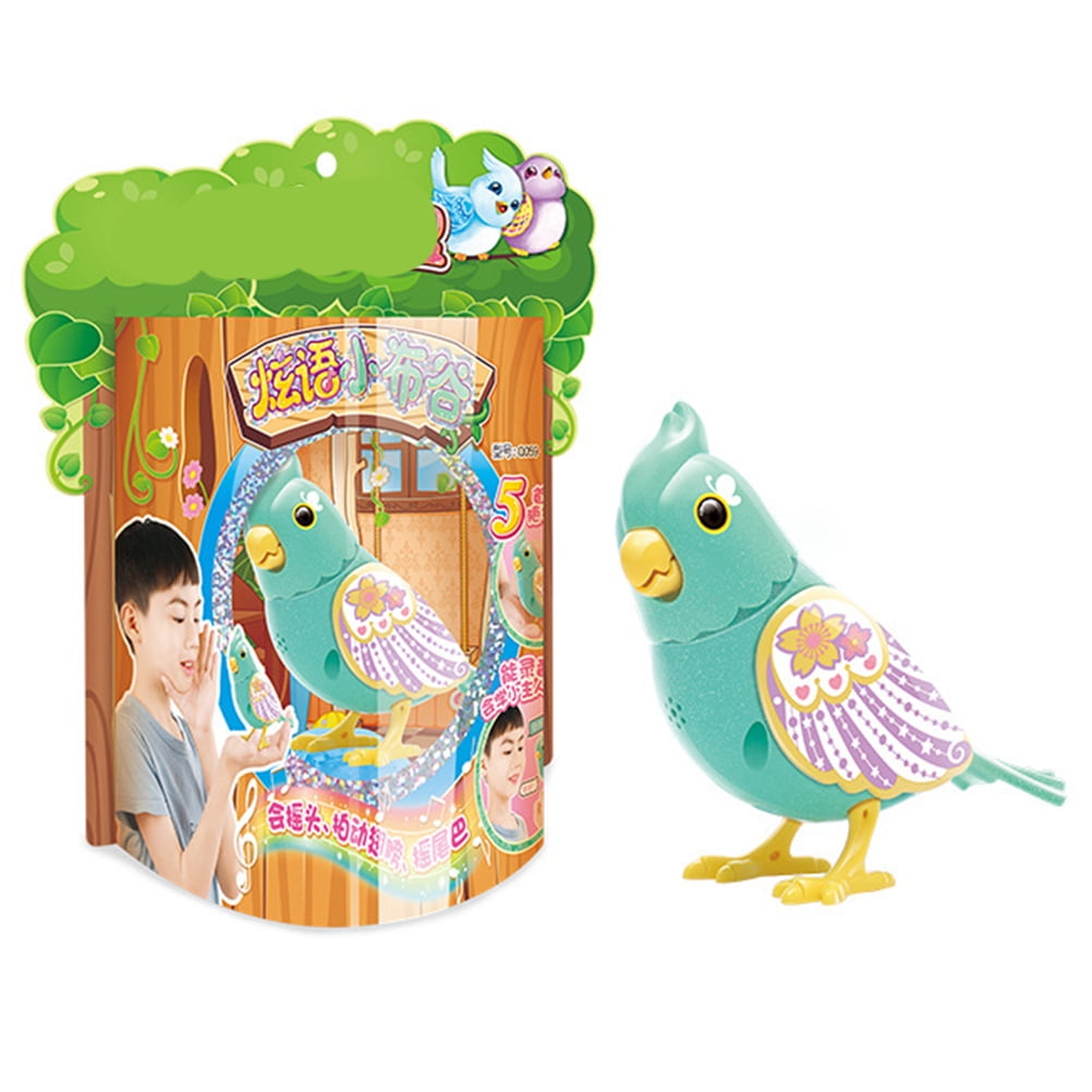 Electric Bird Talking Parrot Birds Intelligent Pets Sound Whistle