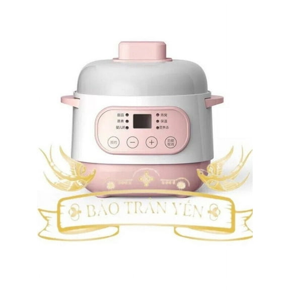 Electric Birds Nest Cooker with Pre-Settings and Built-in Timer (1 Liter)