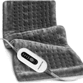 thumbnail image 1 of Electric Blanket with 130W Fast Heating to 150°F - 30×60cm/12*24inch. 4 Heat Settings, Auto-Off. Moist/Dry Option, Washable. Electric Blanket - Great Mothers Day & Birthday Gift for Women Mom, 1 of 7