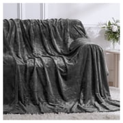 ELEKA Electric Blanket Full，72" x 84"，heated blanket Large Size with 8 Heating Levels and 1 to 10 Hours Heating Time Settings,Dark Gray