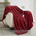 thumbnail image 1 of Electric Blanket Full Size- 72"x84" Heated Blanket Full Size 1/2/4/6/8 Hours Auto-Off 10 Heat Levels Over-Heat Protection Soft Flannel Sherpa Heating Blanket Full Size ETL Certification, 1 of 7