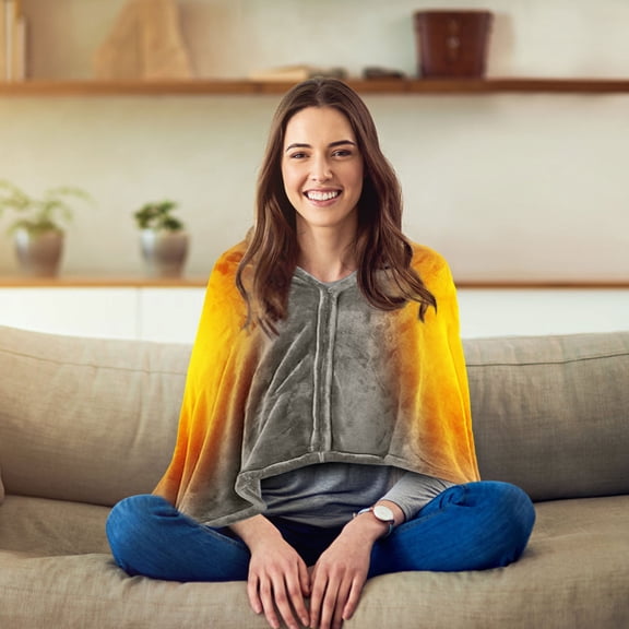 Electric Blanket Full Size - Heated Underblanket Bed Warmer with 3 Heat and Washable Premium Soft Flannel, Auto Off, Over Heat, Fast Heating, Ideal for Home & Office (Gray)