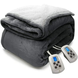 Biddeford MicroPlush Sherpa Analog Electric Heated Blanket Walmart
