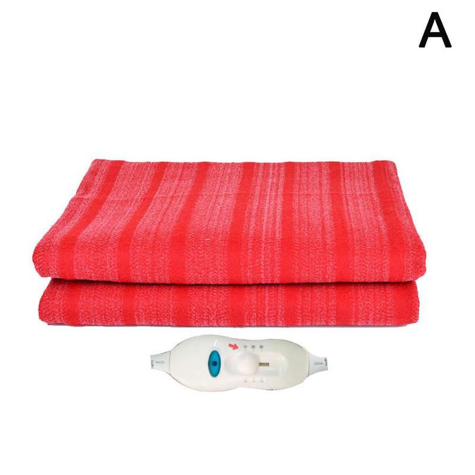 Electric Blanket with Automatic Power-Off - Waterproof, Safe for Double or Single Use