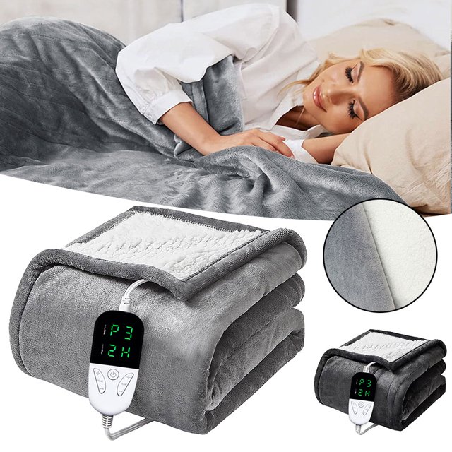 Electric Blankets Heated Blanket, 6 Heat Settings, 10hour Time Auto
