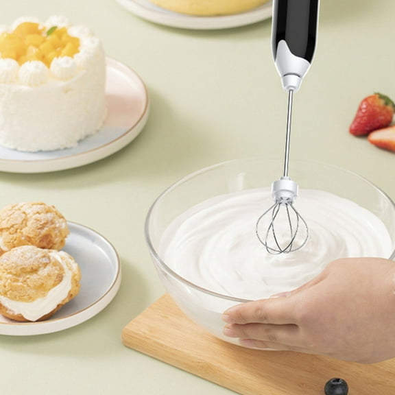 Electric Blender Mixer Milk Frother Egg Beater USB Rechargeable