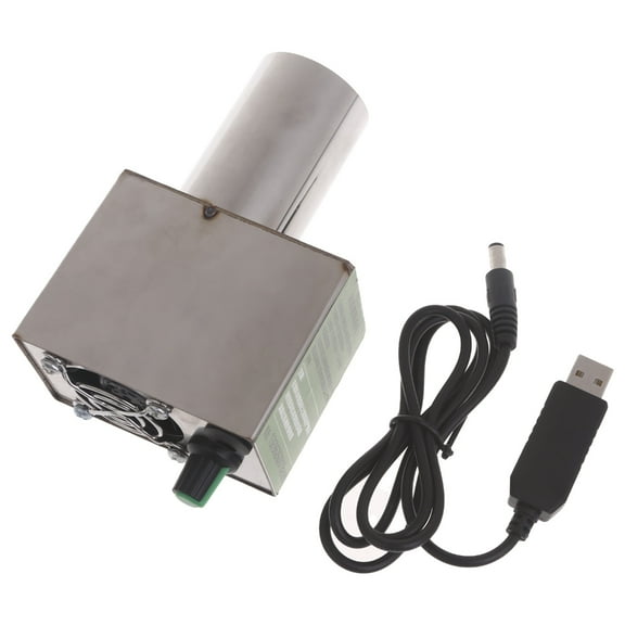 Electric Blower 5V2A BBQ Fan Charcoal Chimney Starter Dual Fan Barbecue Fans