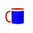 thumbnail image 1 of 3dRose, Electric Blue, 15oz Two-Tone Red Mug, 1 of 7