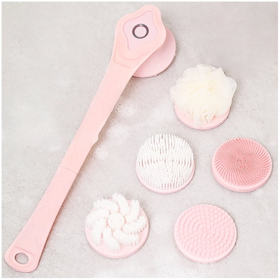 Electric Body Brush for Shower, Rotating Back Scrubber, Waterproof Rechargeable, Deep Cleansing