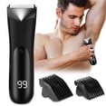 thumbnail image 1 of Electric Body Hair Trimmer for Men, Grooming Trimmer, Portable Beard and Body Shaver with LED Light, Digital LCD Display for Underarm, Leg, Chest, Head Styling, 1 of 9