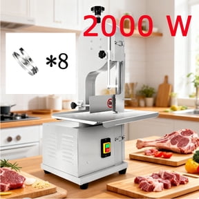 Electric Bone Saw Machine, 2000W Commercial Power, 0.04" Ultra-Thin Slicing Capability, Heavy-Duty Equipment for Delicatessen, Catering Services