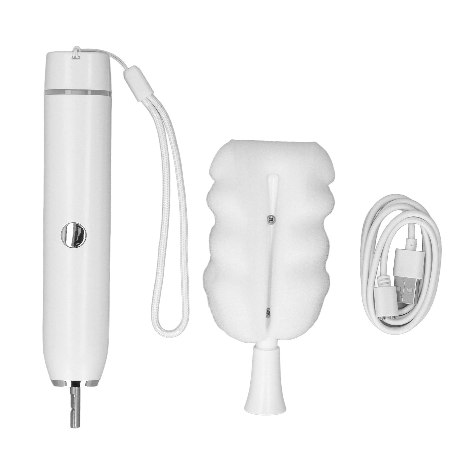 Electric Bottle Brush Multifunction IP65 Waterproof Strong Power White Water Bottle Cleaner
