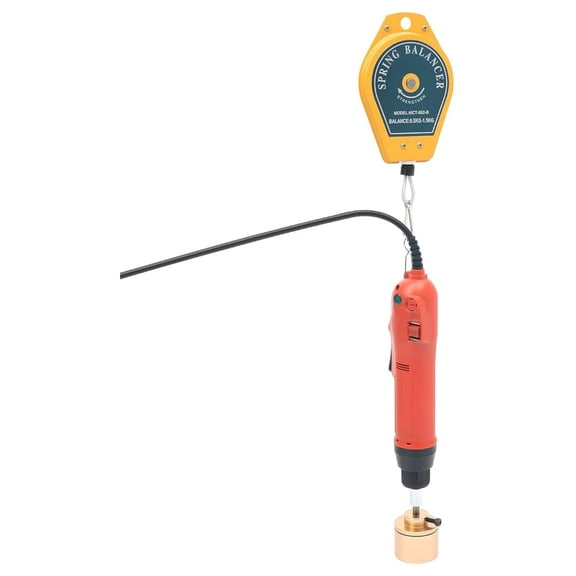 Electric Bottle Capping Machine, 900r/Min Handheld Bottle Capper Bottle Screwing Sealing Machine for 10-30Mm Round Torque 4-66 Lbs Speed 20-50 Bottles/Min with Metal Hook 80W