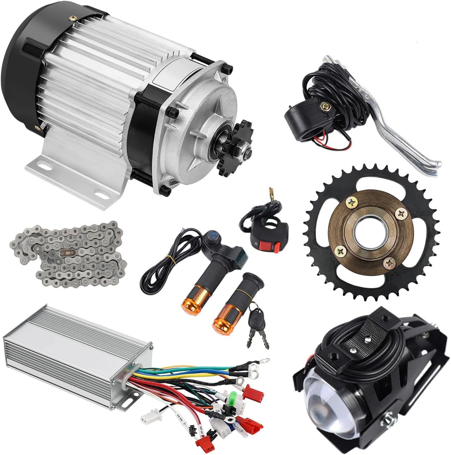 Electric Brushless Motor Kit, 48V Electric Bicycle Trike Conversion Kit ...