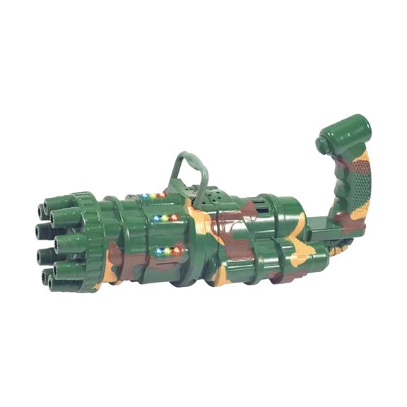 Electric Bubble Machine With LED Light And Music 9-Hole Bubble Machine