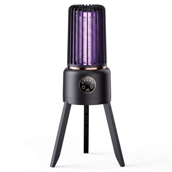 Electric Bug Zapper Insect Killer Lantern, Rechargeable Mosquito Killer Lamp with Removable Mesh Wall Mounted & Desktop Design for Indoor Outdoor Home