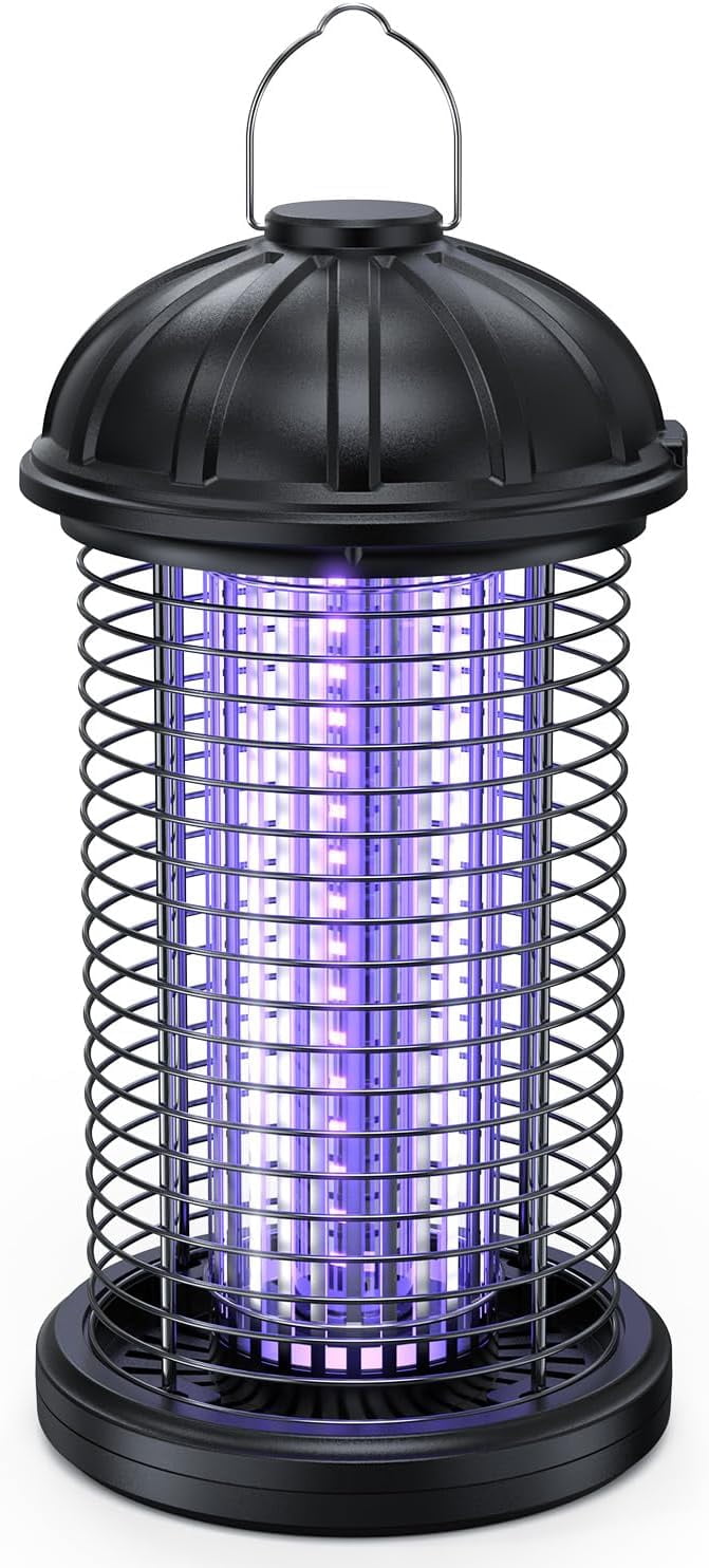 Electric Bug Zapper Outdoor, Mosquito Killer Lamp, Hanging Waterproof Insect Fly Trap for Indoor Outdoor Patio Garage