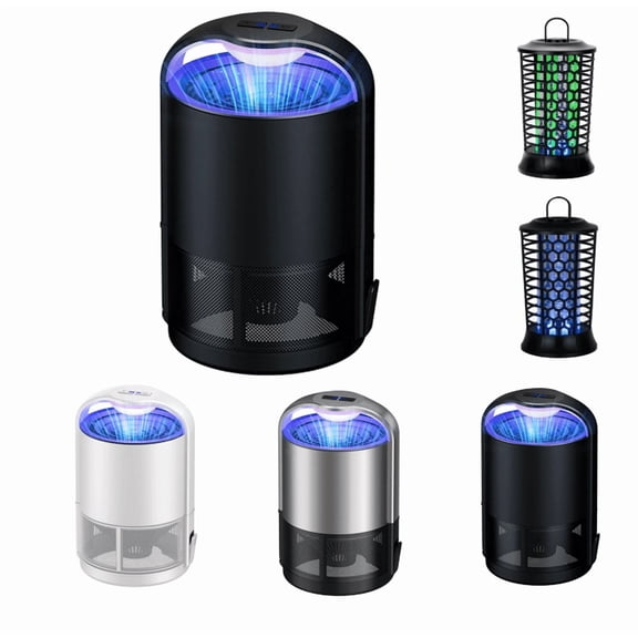 Electric Bug Zapper, Powerful Insect Killer, Mosquito Zappers, Mosquito lamp, Light-Emitting Flying Insect Trap for Indoor Black