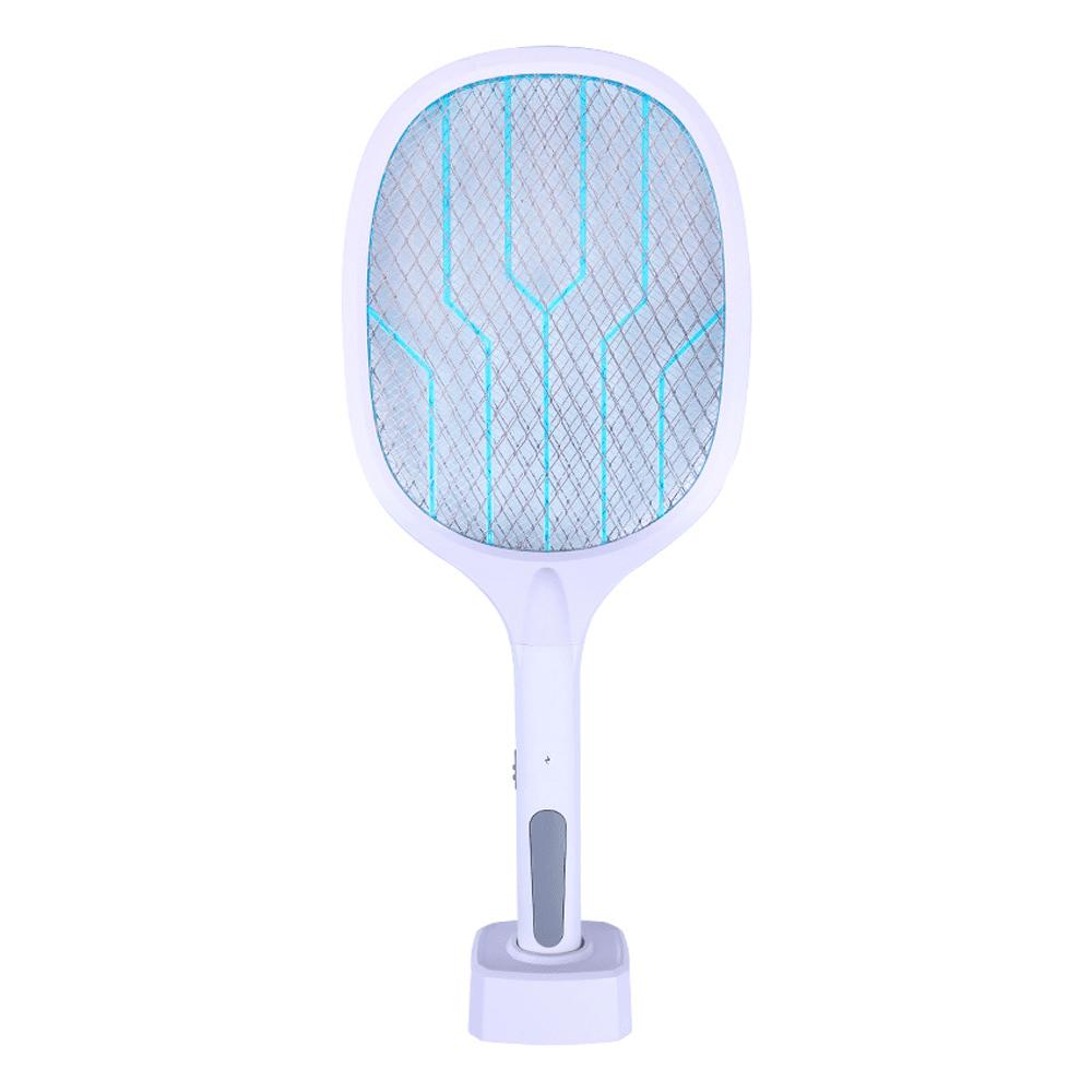 Electric Bug Zapper Racket, LED Lighted Handheld Mosquito Swatter