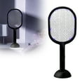 thumbnail image 1 of Electric Bug Zapper, Rechargeable Handheld Fly Swatter Racket with LED Light, Mosquito Killer Lamp, 3-Layer Safety Mesh Bug Zapper for Indoor & Outdoor Use, Powerful Grid, 1 of 4