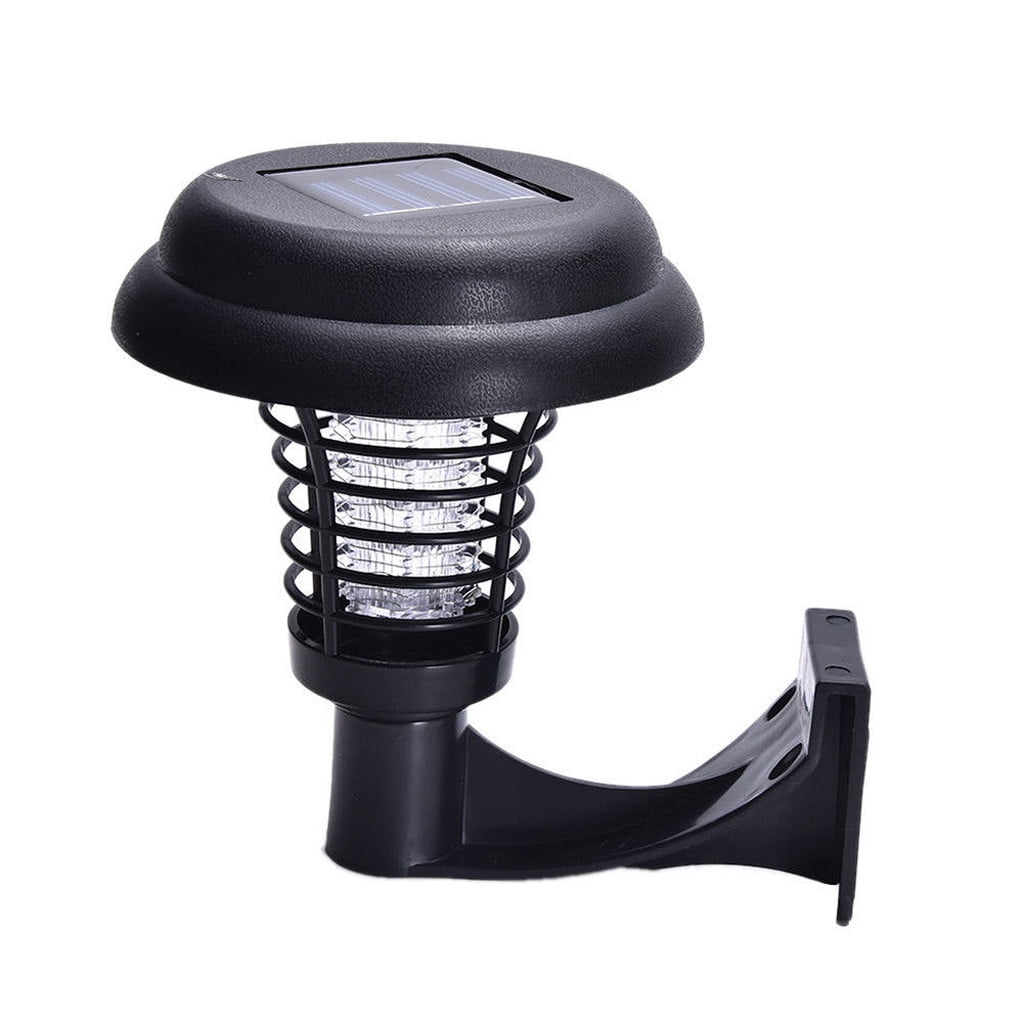 Electric Bug Zapper Solar Powered LED Light Pest Zapper Insect Mosquito