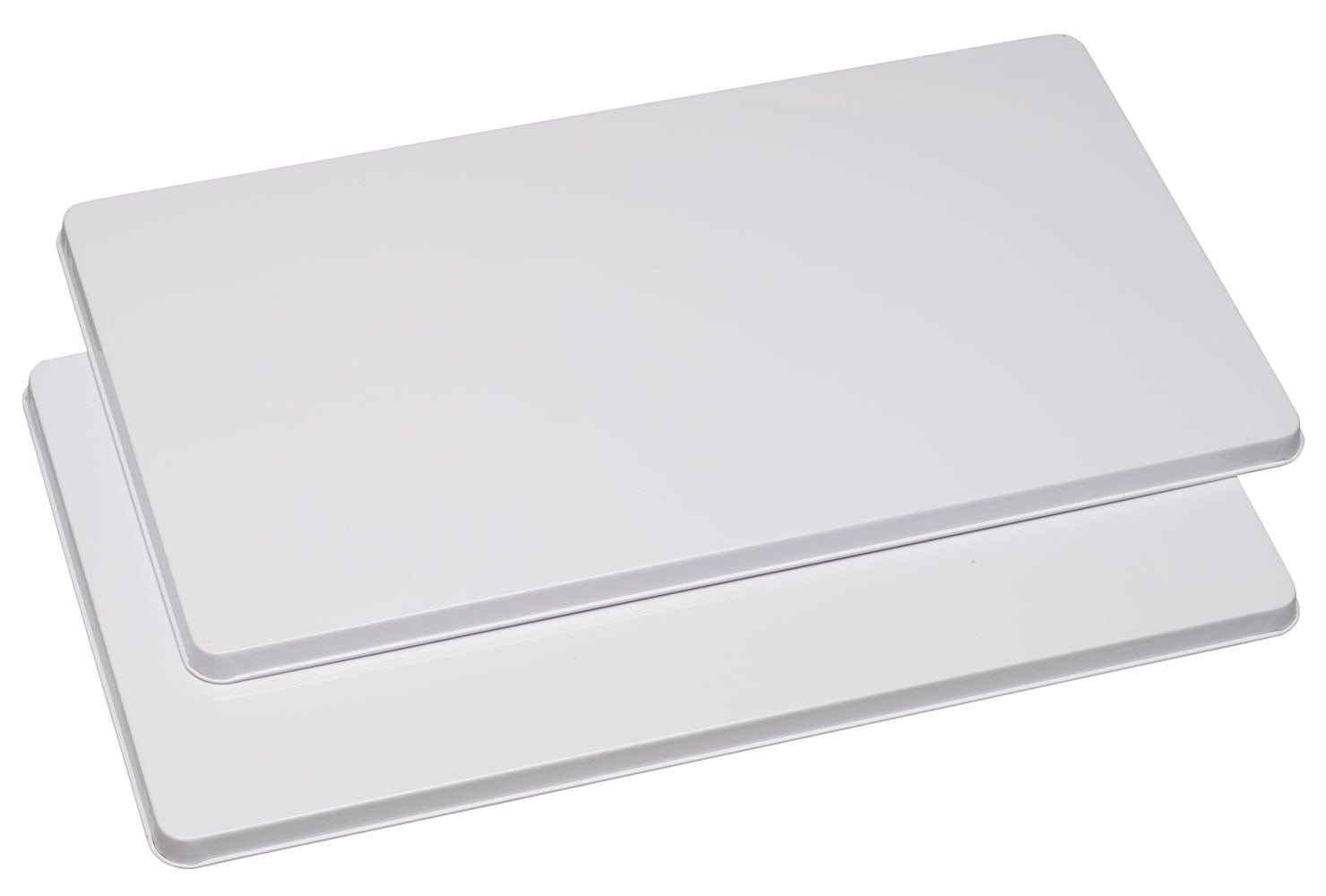 Electric Burner Covers Set of 2 - Lightweight Rectangle White for Stovetop