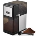 Electric Burr Coffee Grinder, Automatic Flat Burr Coffee for French