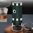 Electric Burr Coffee Grinder,Portable Cordless Rechargeable Espresso