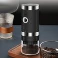 Electric Burr Coffee Grinder,Portable Cordless Rechargeable Espresso