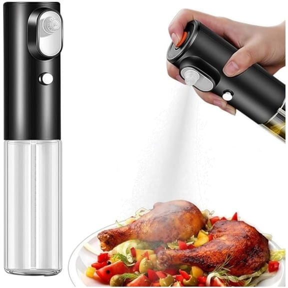 Electric Butter Sprayer,200ml Popcorn Butter Spray,Butter Dispenser with Controllable Continuous Spraying Device for Air Fryer, Salad, BBQ, Baking, Roasting