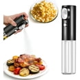 thumbnail image 1 of 200ml Electric Butter Sprayer for Popcorn, Rechargeable Glass Fine Mist Oil Dispenser Bottle for Air Fryer Baking BBQ Cooking (1 Piece Clear), 1 of 8
