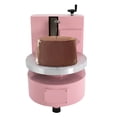 thumbnail image 1 of Electric Cake Decorating Machine, Electrical Rotating Speed Pink Adjustable Cake Cream Spreading Machine, Cake Cream Smooth Coating Decoration Machine for 4-12 inch Cakes, 1 of 26